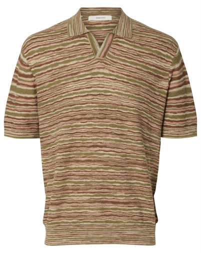 Selected - SLHMuse Relaxed Polo - Deep Lichen Green